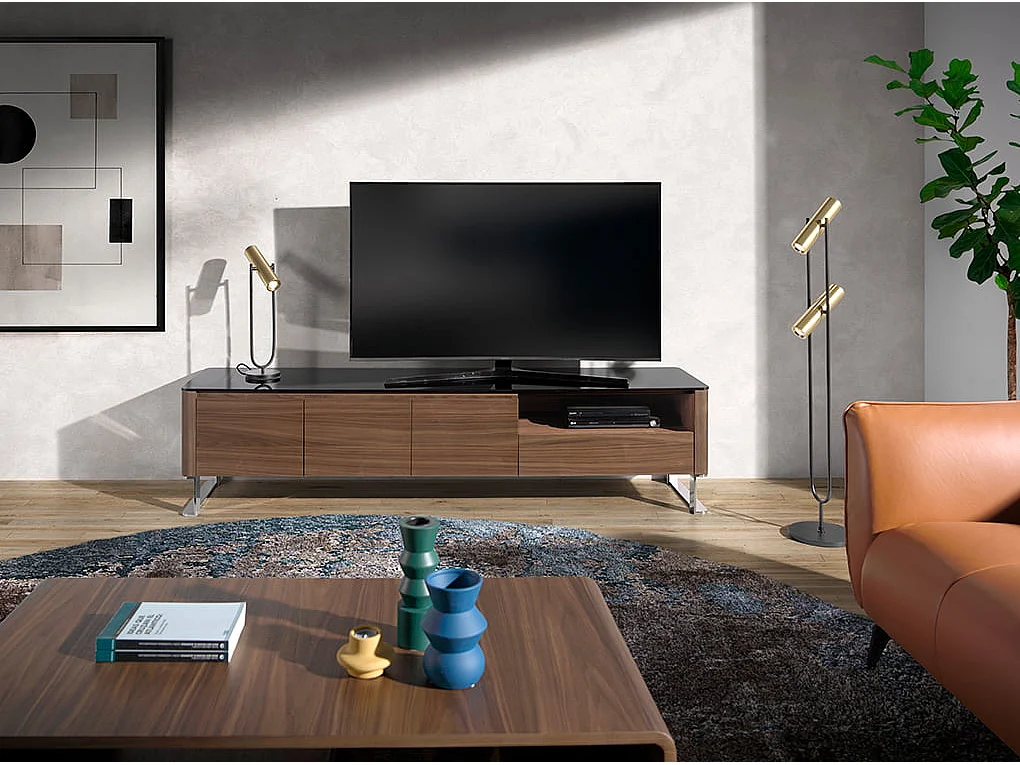 Vloerlamp staal zwart en goud 8059 ANGEL CERDA