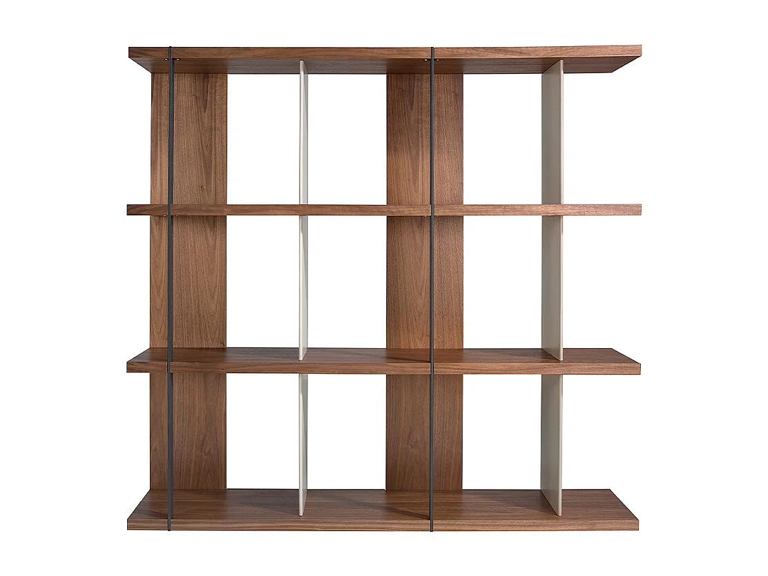 Etagère en noyer et bois gris 3236 ANGEL CERDA