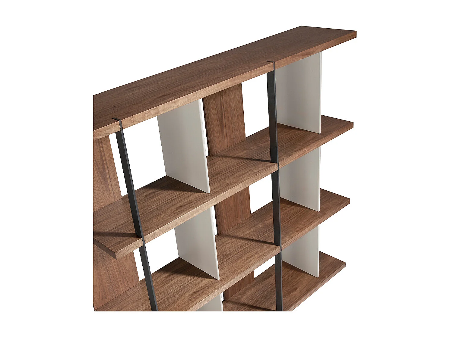 Etagère en noyer et bois gris 3236 ANGEL CERDA