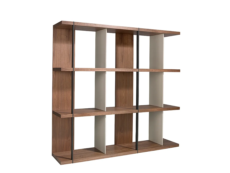 Plank walnoot en grijs hout 3236 ANGEL CERDA