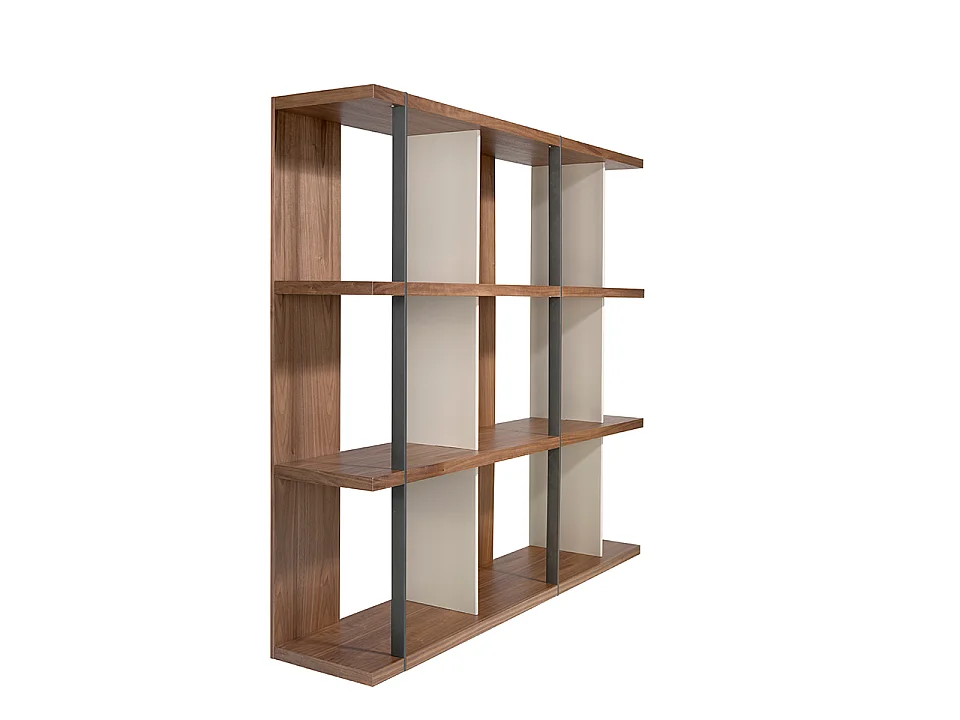 Plank walnoot en grijs hout 3236 ANGEL CERDA