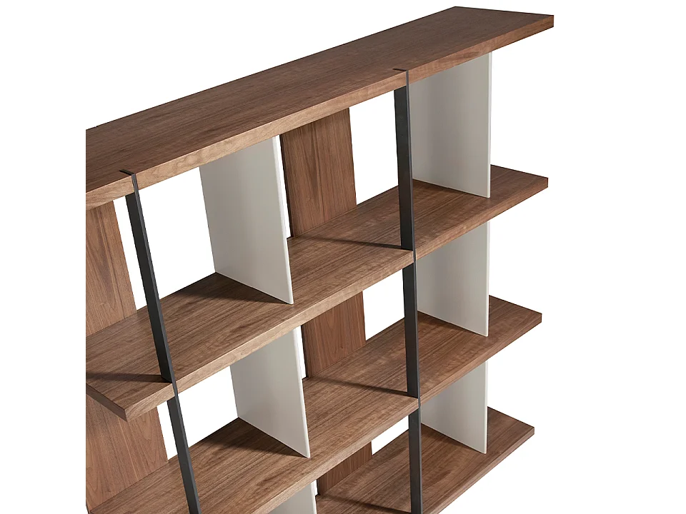 Plank walnoot en grijs hout 3236 ANGEL CERDA