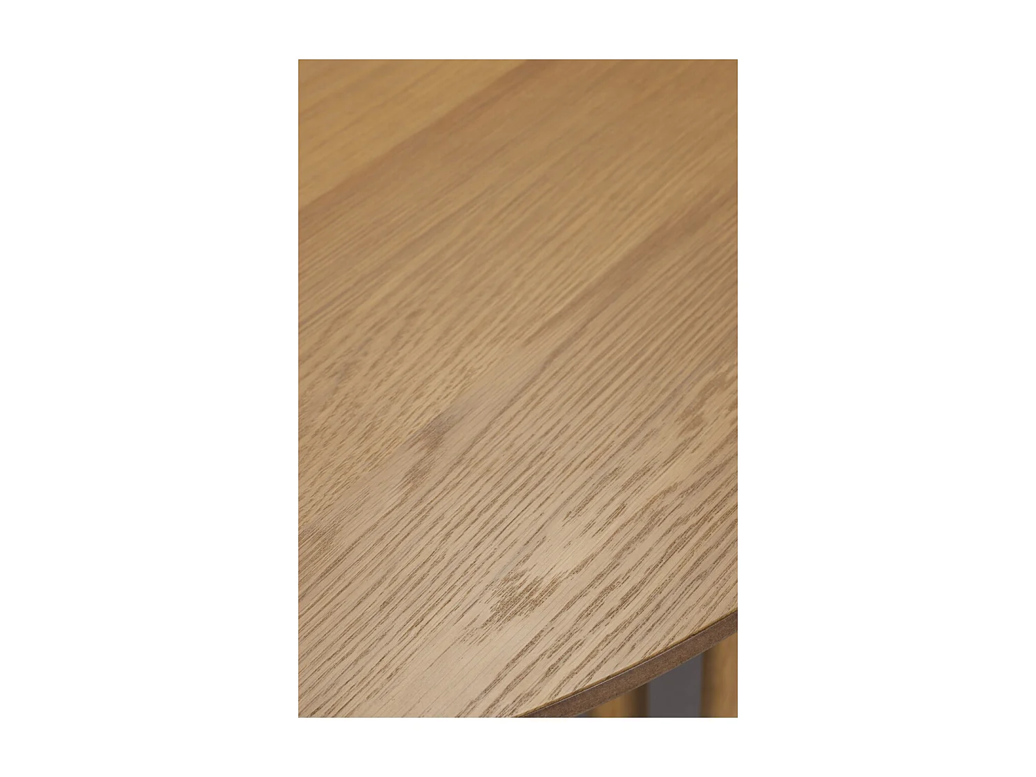 BARLET - Table de repas extensible ovale en bois de chêne clair