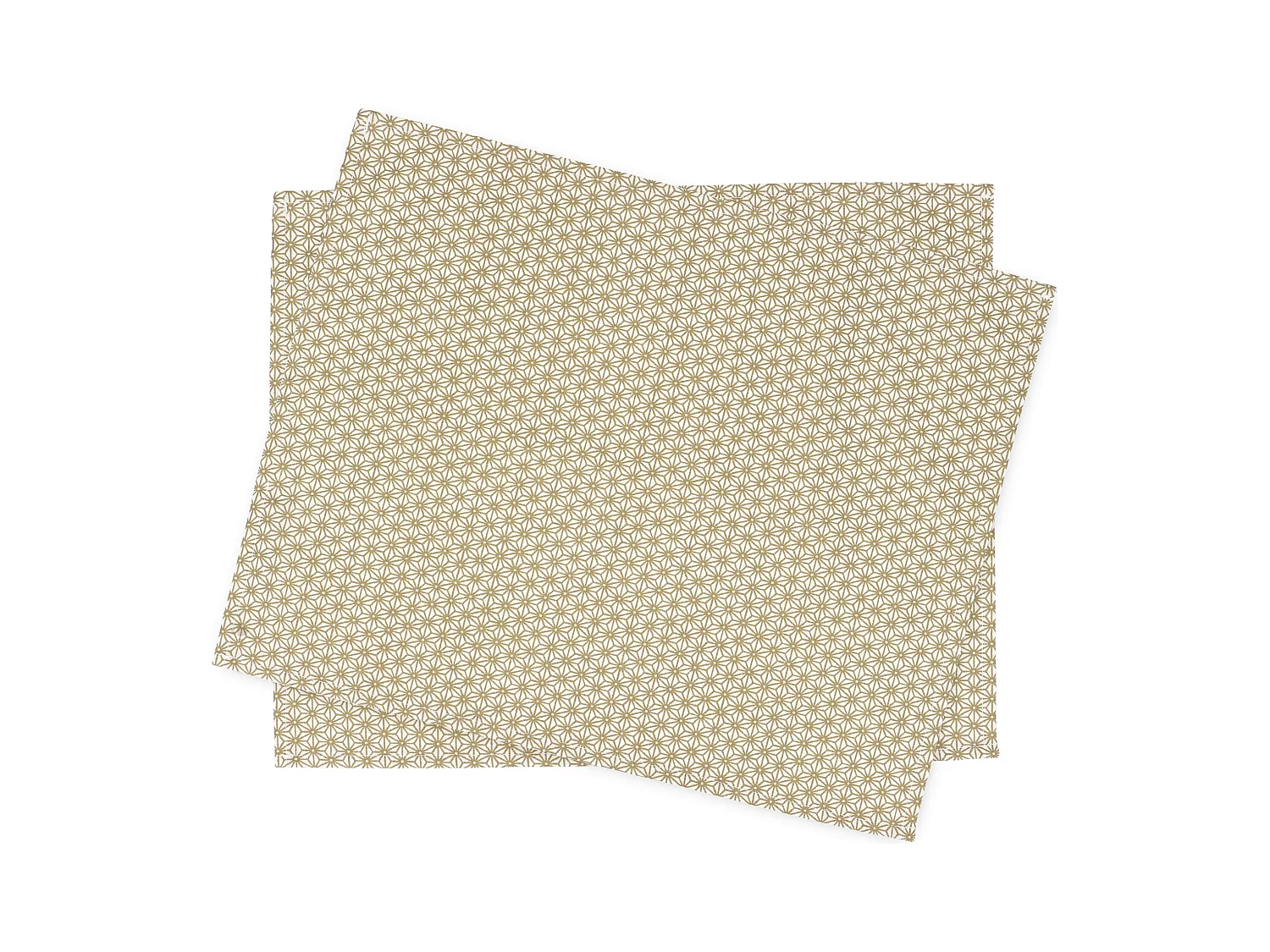 Lot de 2 set de table 35x45 cm SAKI or