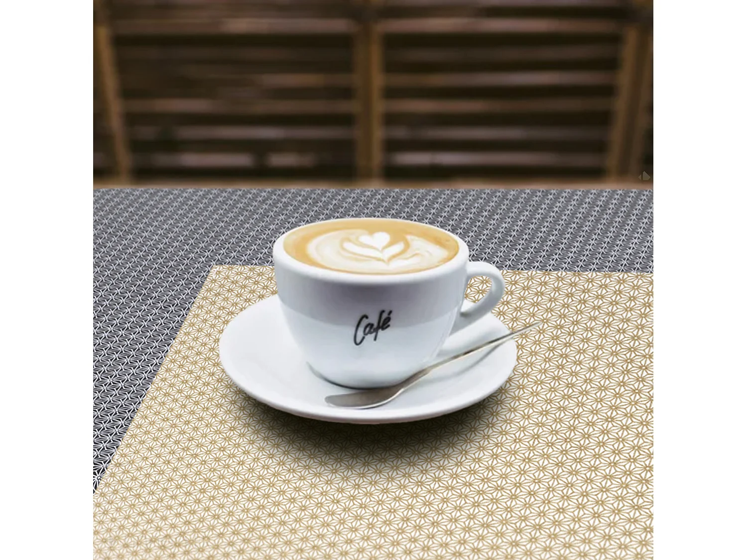 Lot de 2 set de table 35x45 cm SAKI or