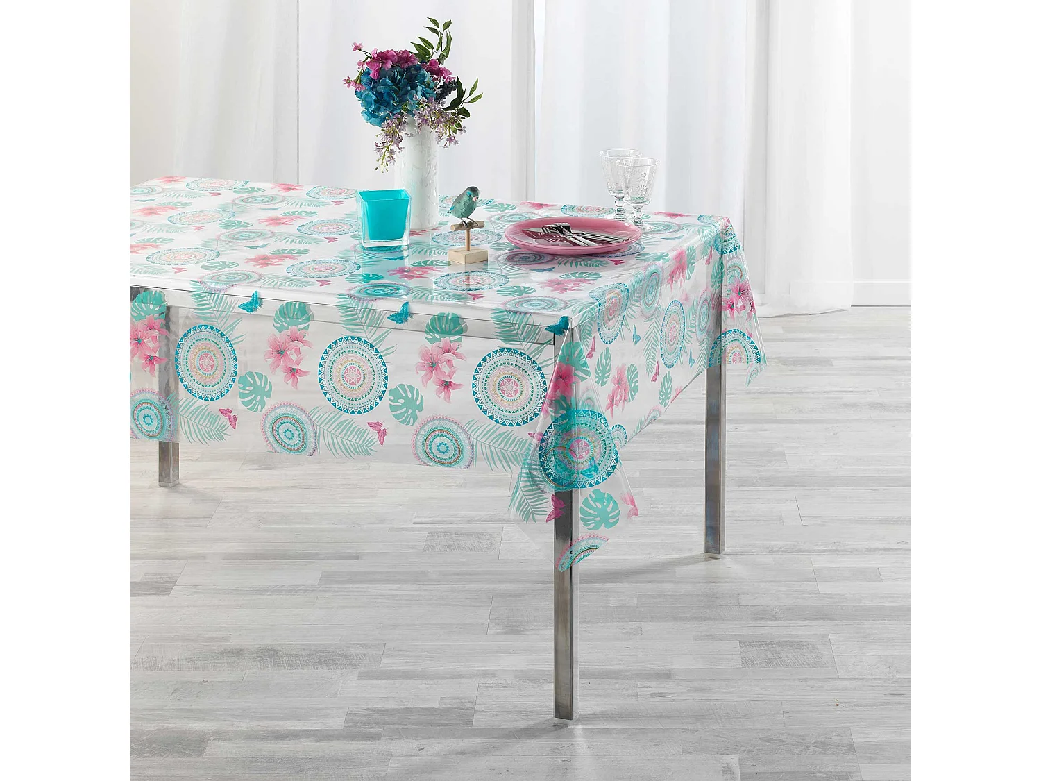Nappe en PVC transparente Damanlys