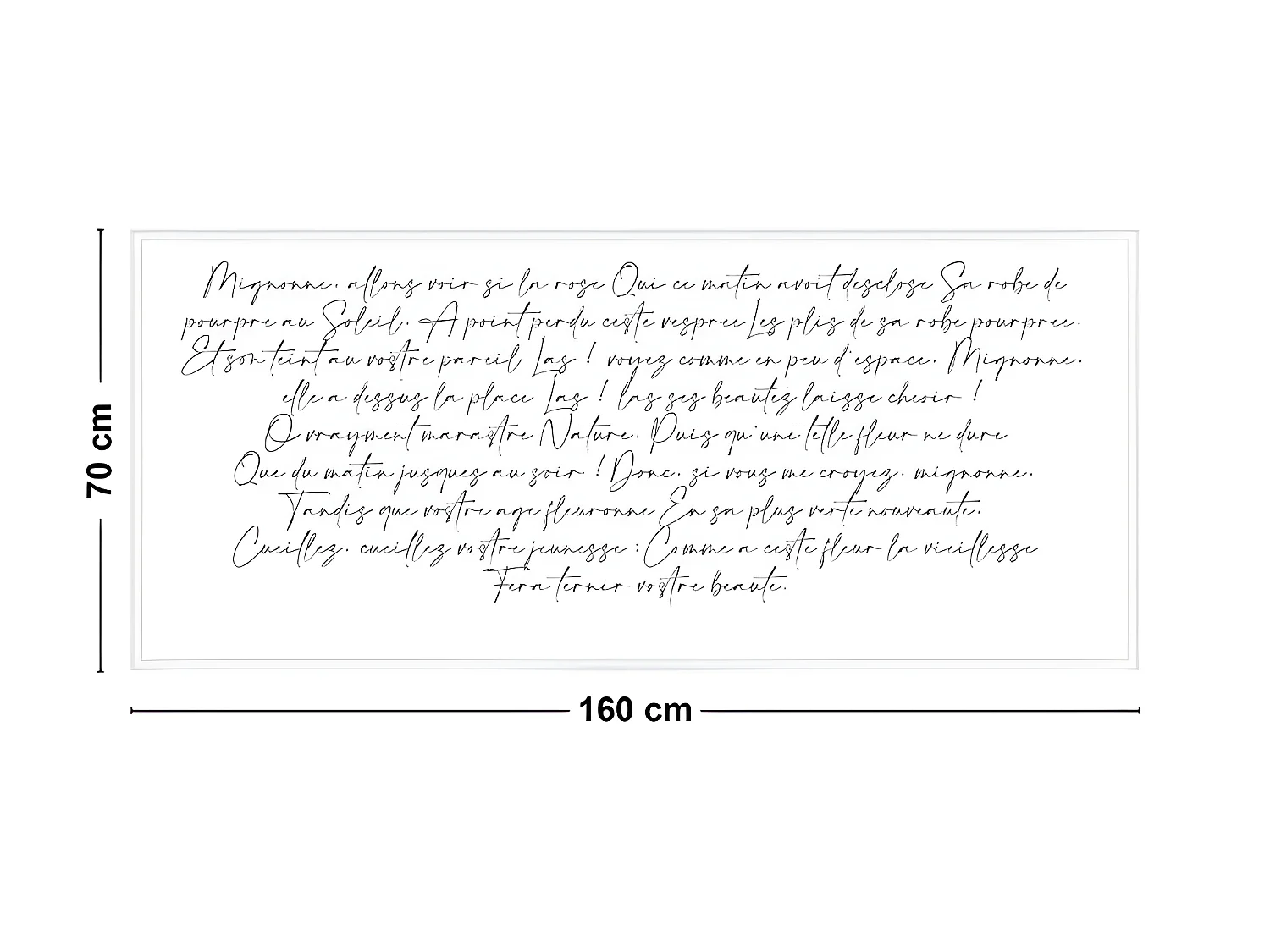 Tête de lit L160xH 70cm