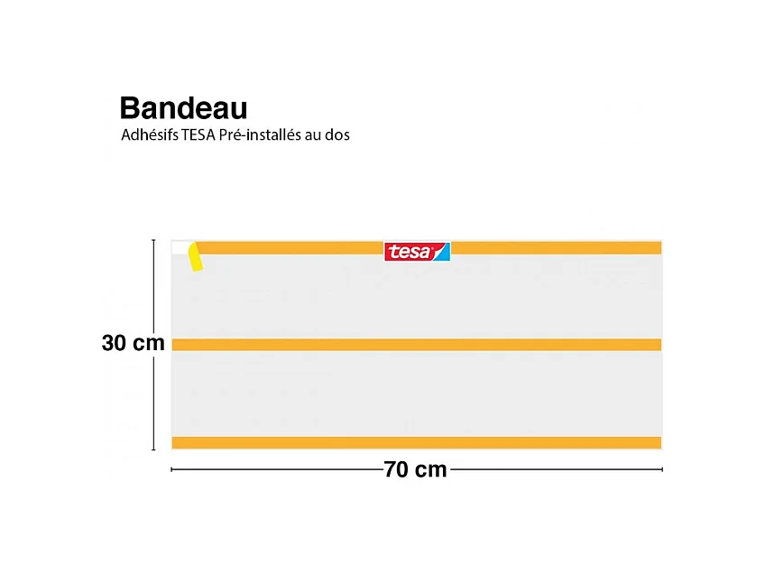 Crédence adhésive pour salle de bain en PVC style carreaux de ciment gris 140x30 cm (en 2 bandeaux)