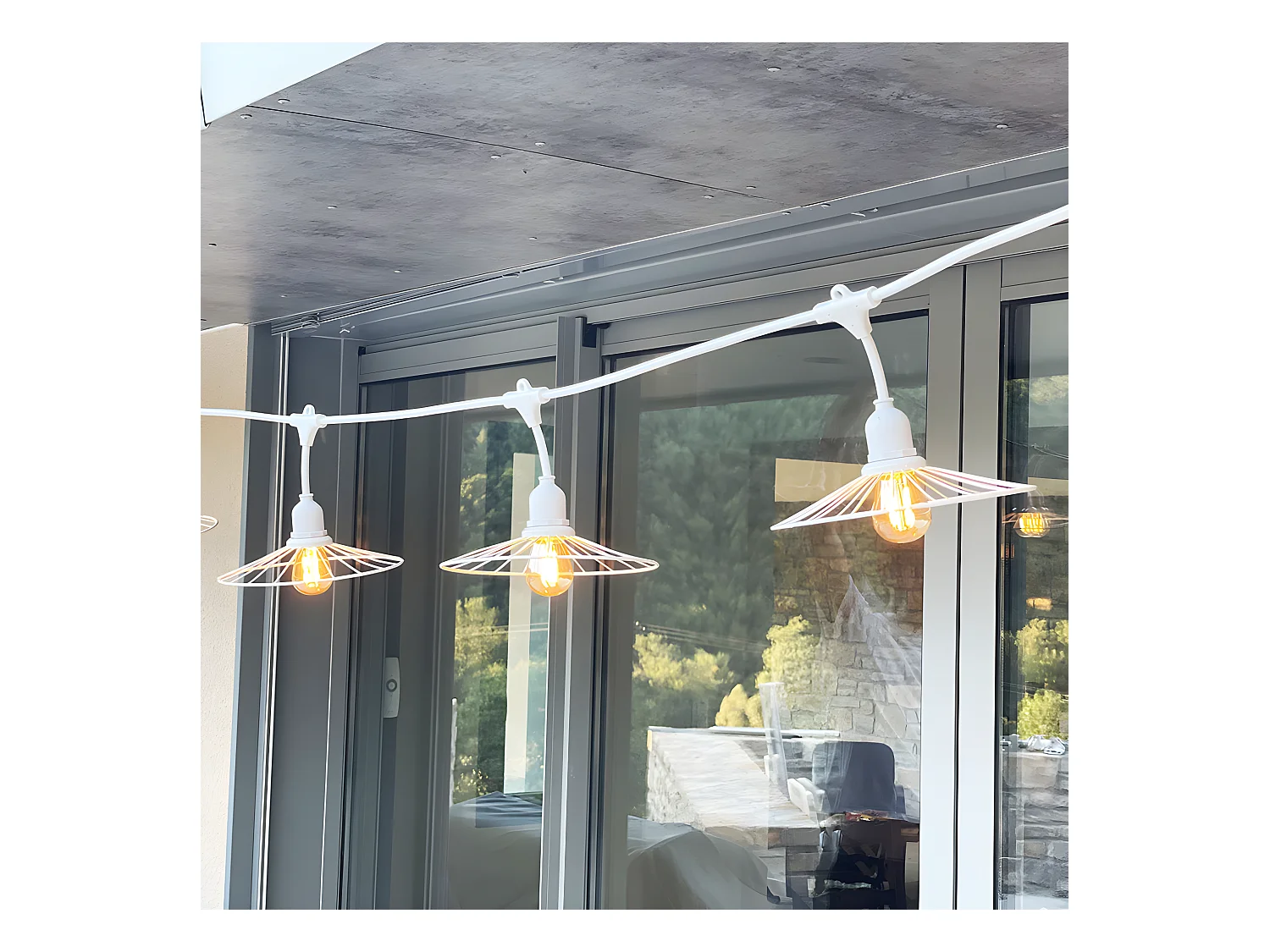 Guirlande lumineuse extérieur CHIC Blanc  6m