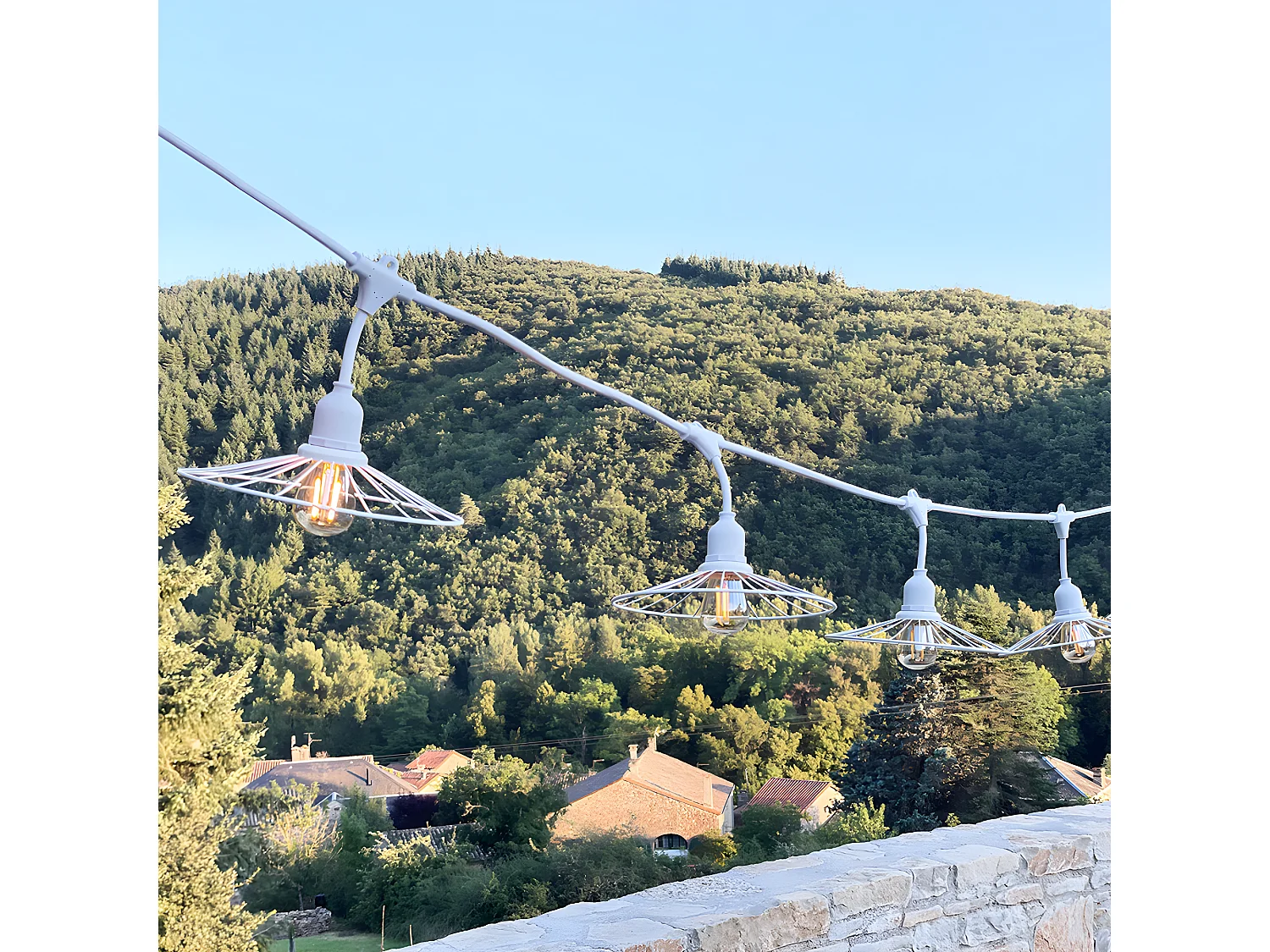 Guirlande lumineuse extérieur CHIC Blanc  6m