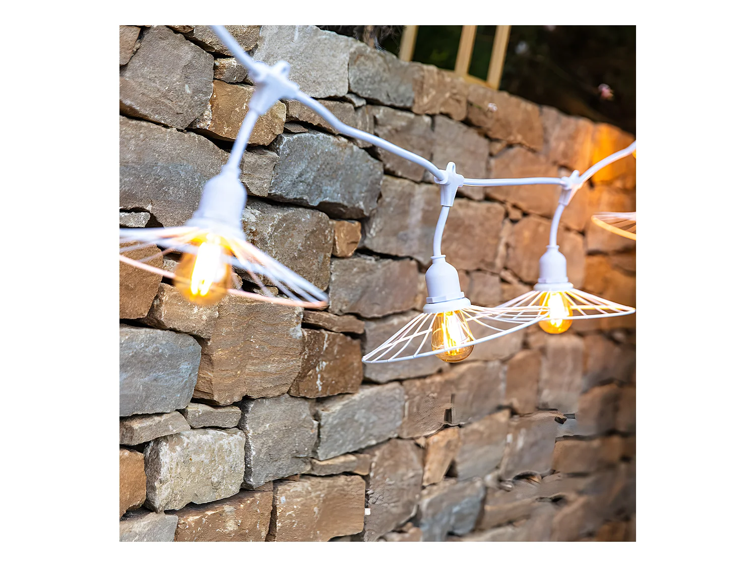 Guirlande lumineuse extérieur CHIC Blanc  6m