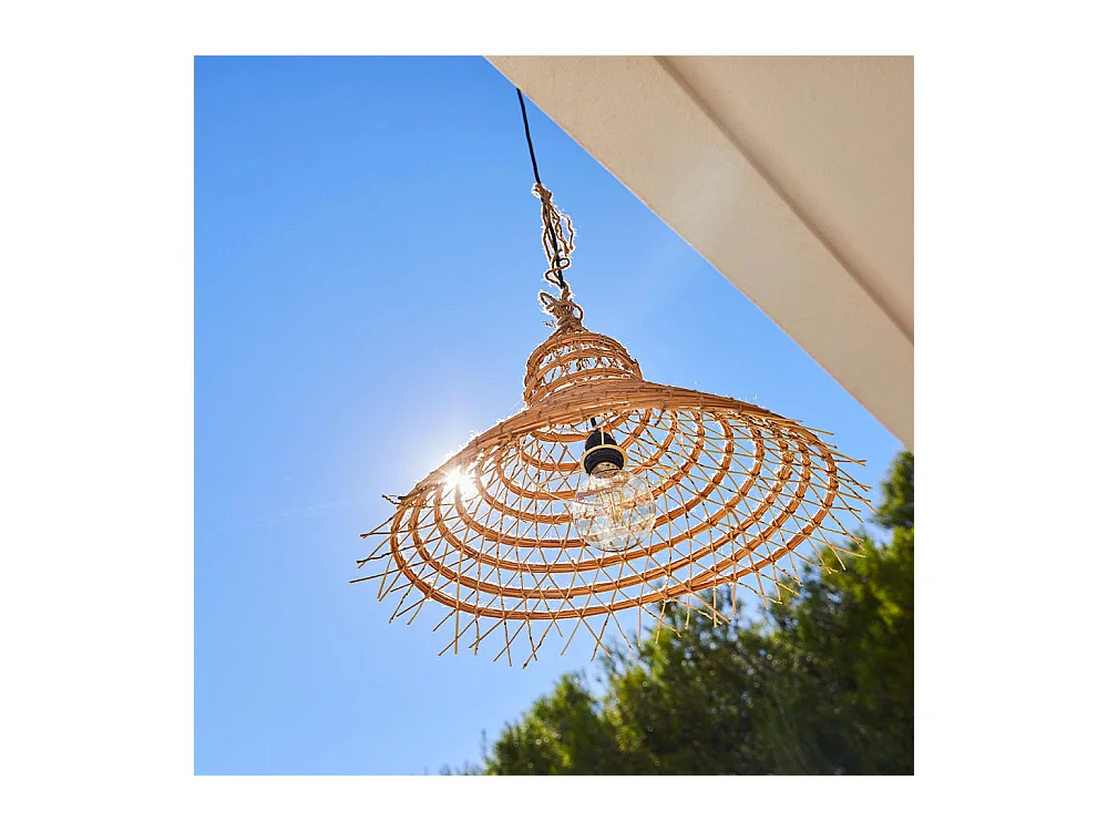 Suspension extérieur GAIA Beige Fibre naturelle D60CM