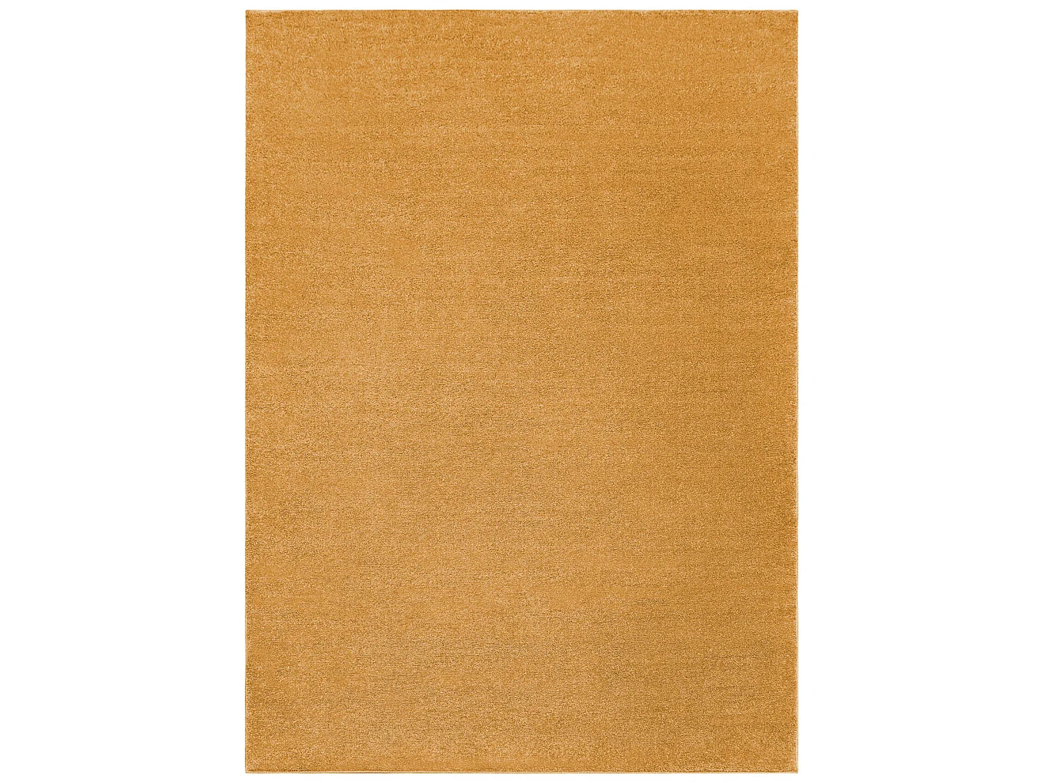 Tapijt SOFTY uniform, enkele kleur goud 80x150 cm