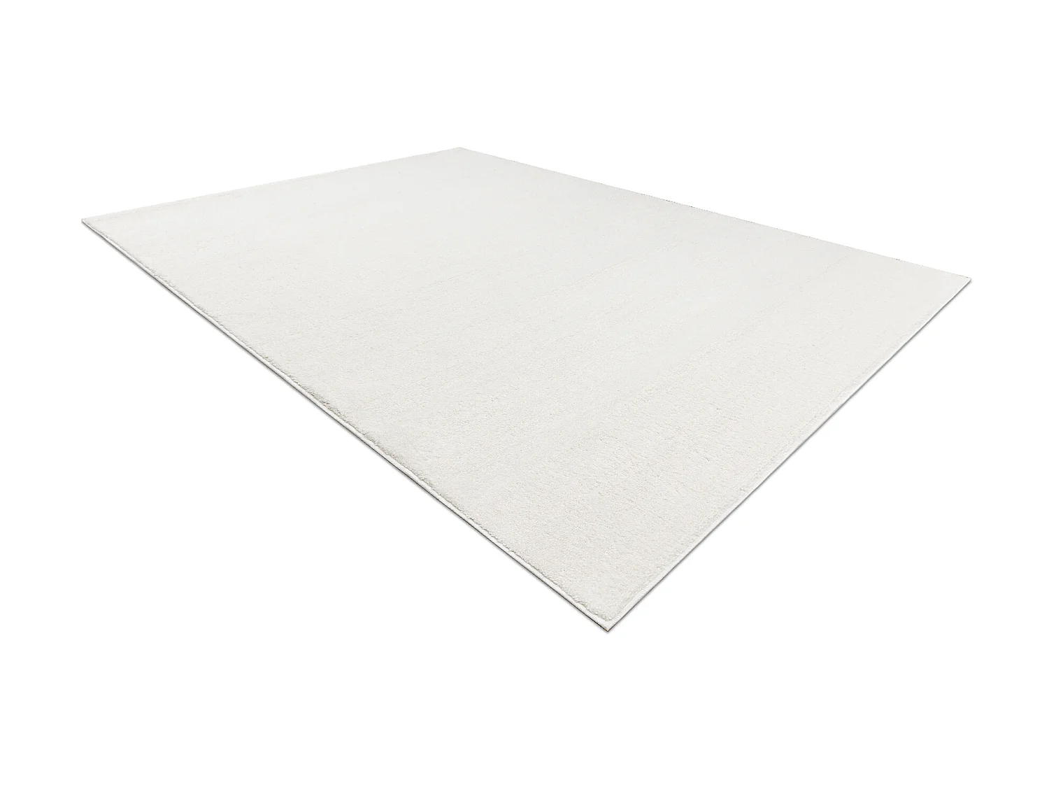 Tapis SOFTY plaine couleur unie crème 240x330 cm