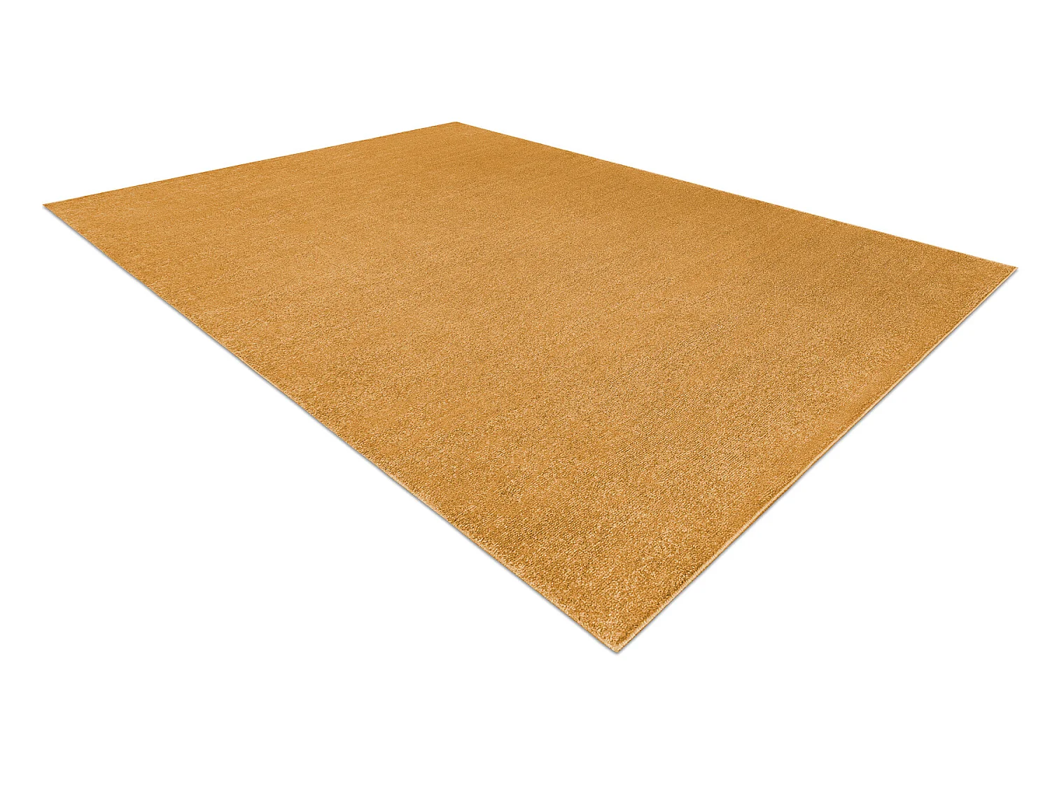 Tapijt SOFTY uniform, enkele kleur goud 60x100 cm