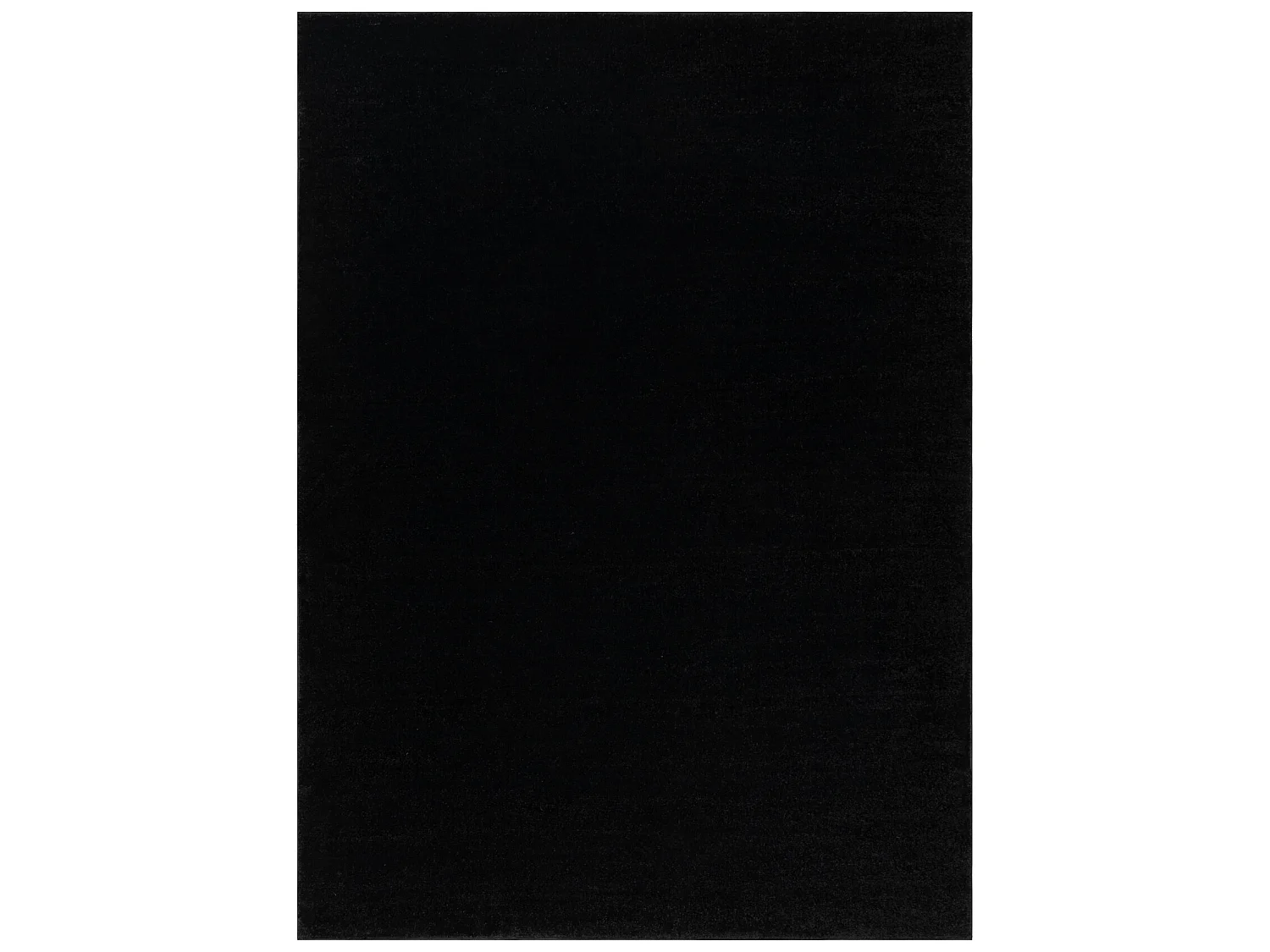 Tapijt SOFTY uniform, enkele kleur zwart 140x190 cm