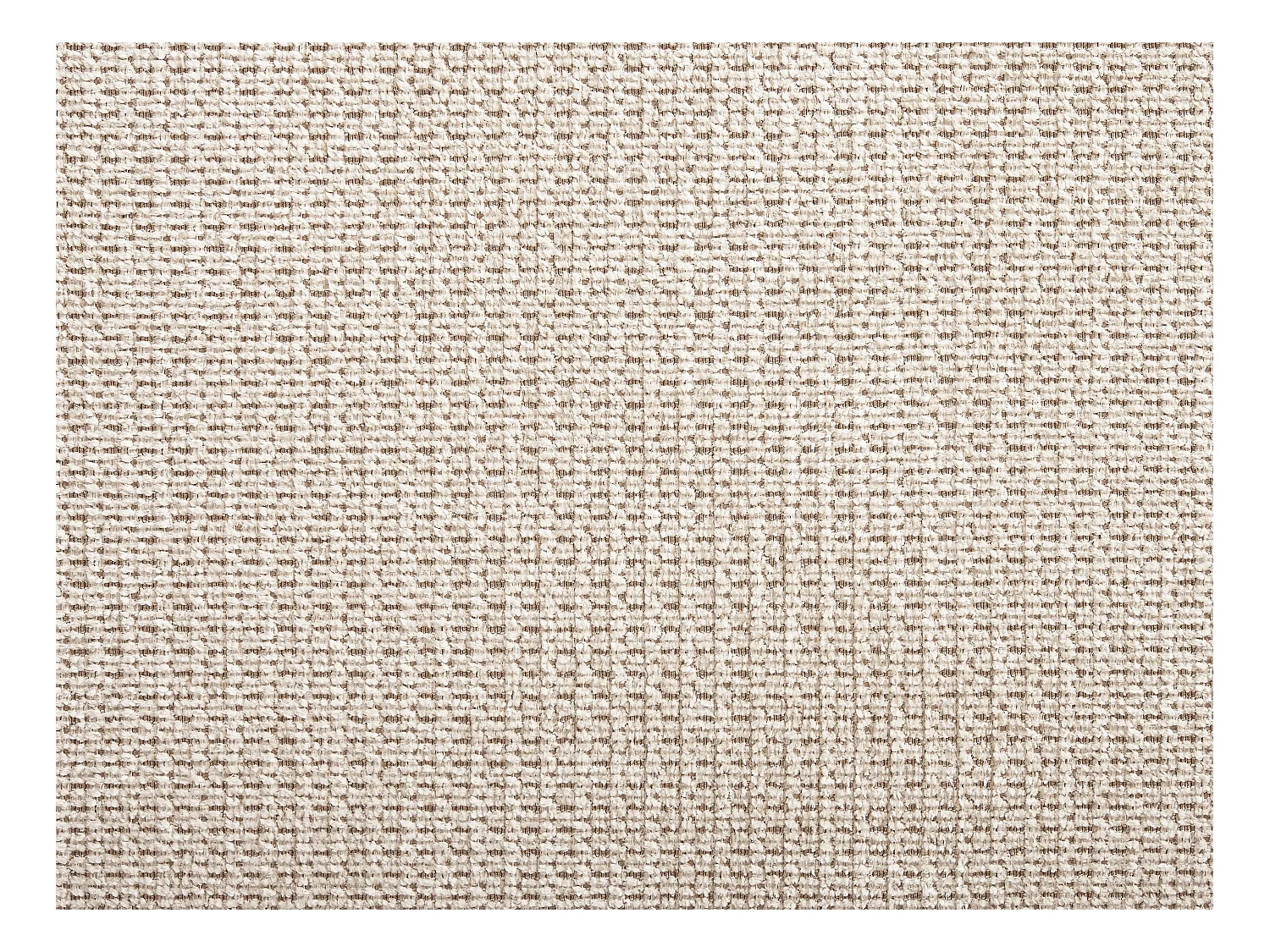 Sofá rinconera derecha convertible de tela texturizada beige AMELIA