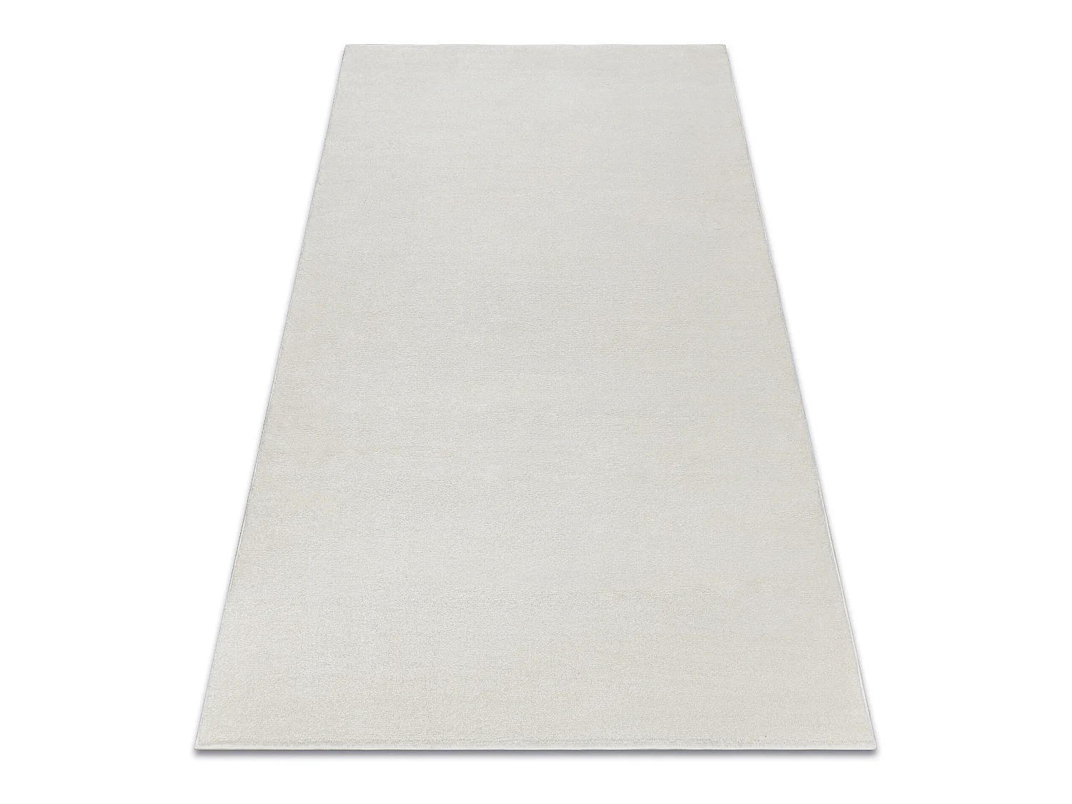 Tapis SOFTY plaine couleur unie crème 200x290 cm