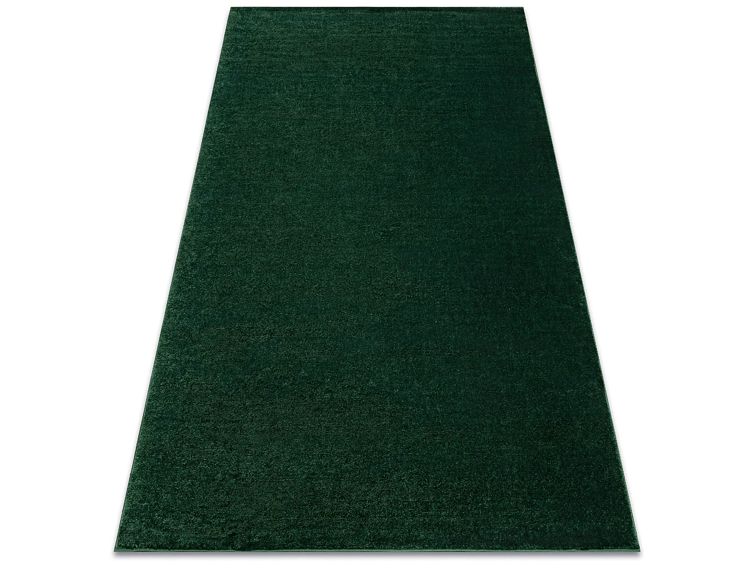 Teppich SOFTY glatt, einfarbig forest grün  200x290 cm