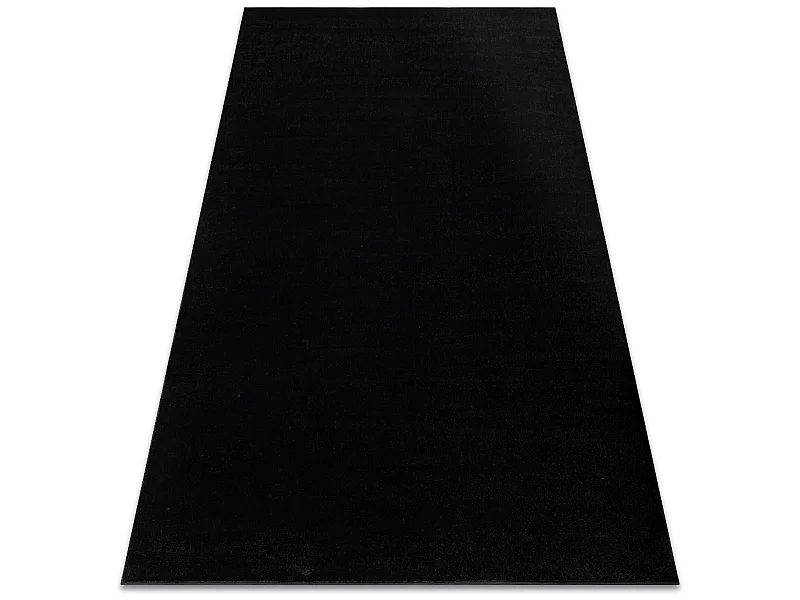Tapijt SOFTY uniform, enkele kleur zwart 240x330 cm