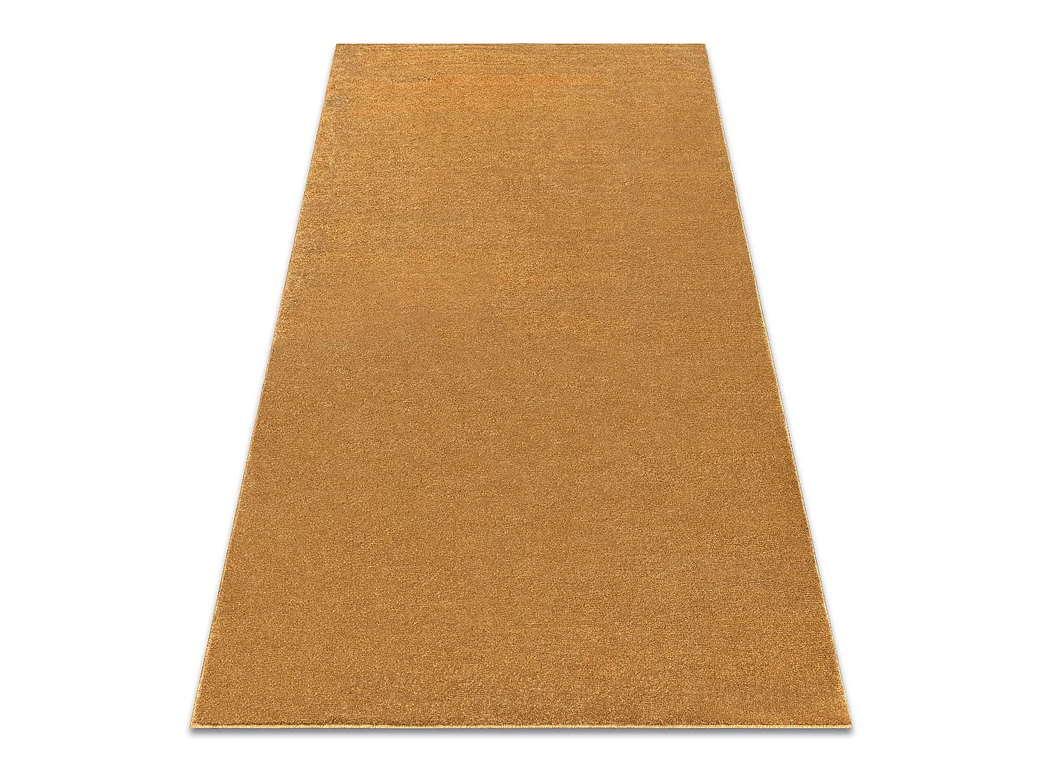 Tapis SOFTY plaine couleur unie or 120x170 cm