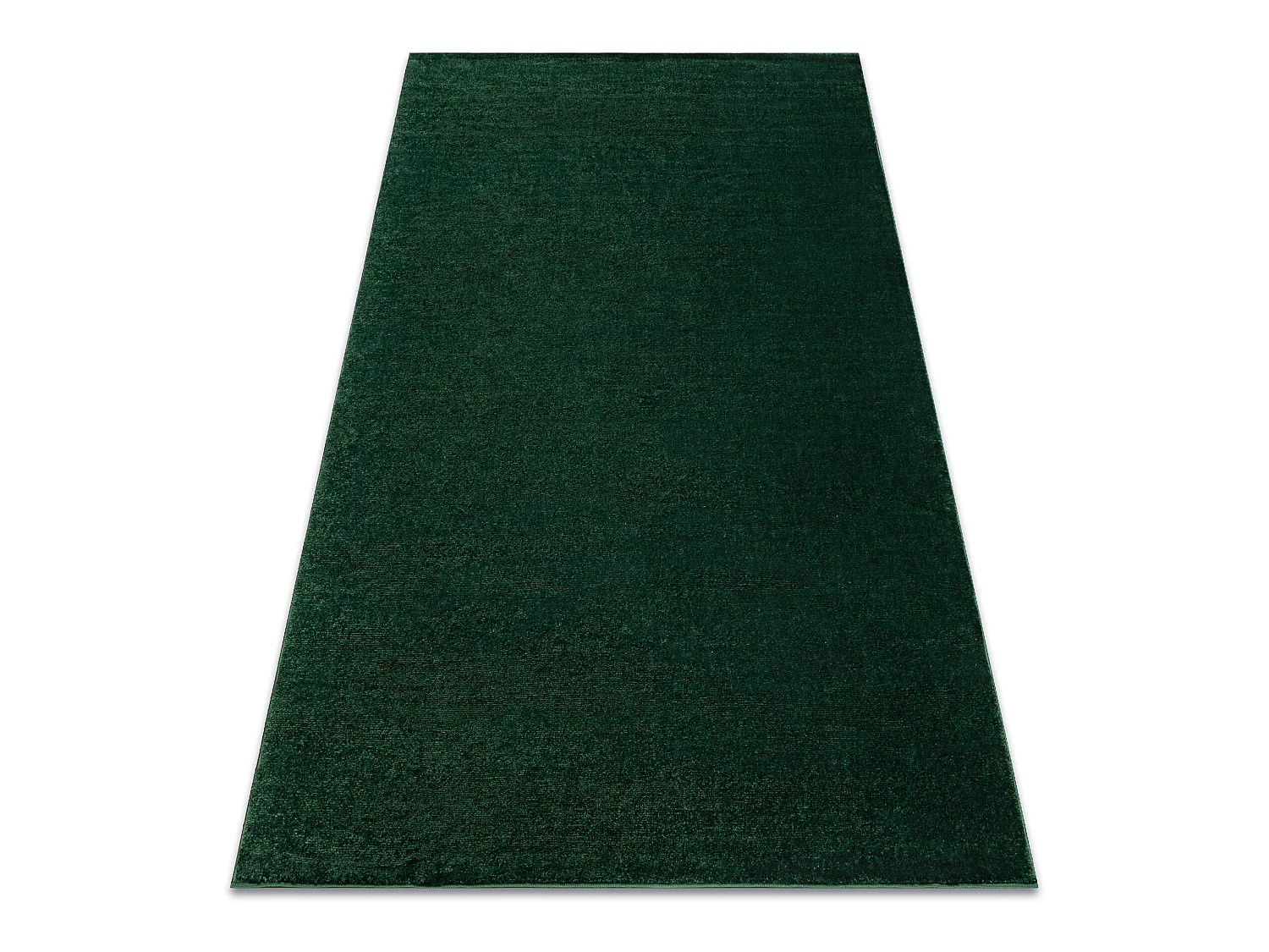 Tapis SOFTY plaine couleur unie forest vert 180x270 cm