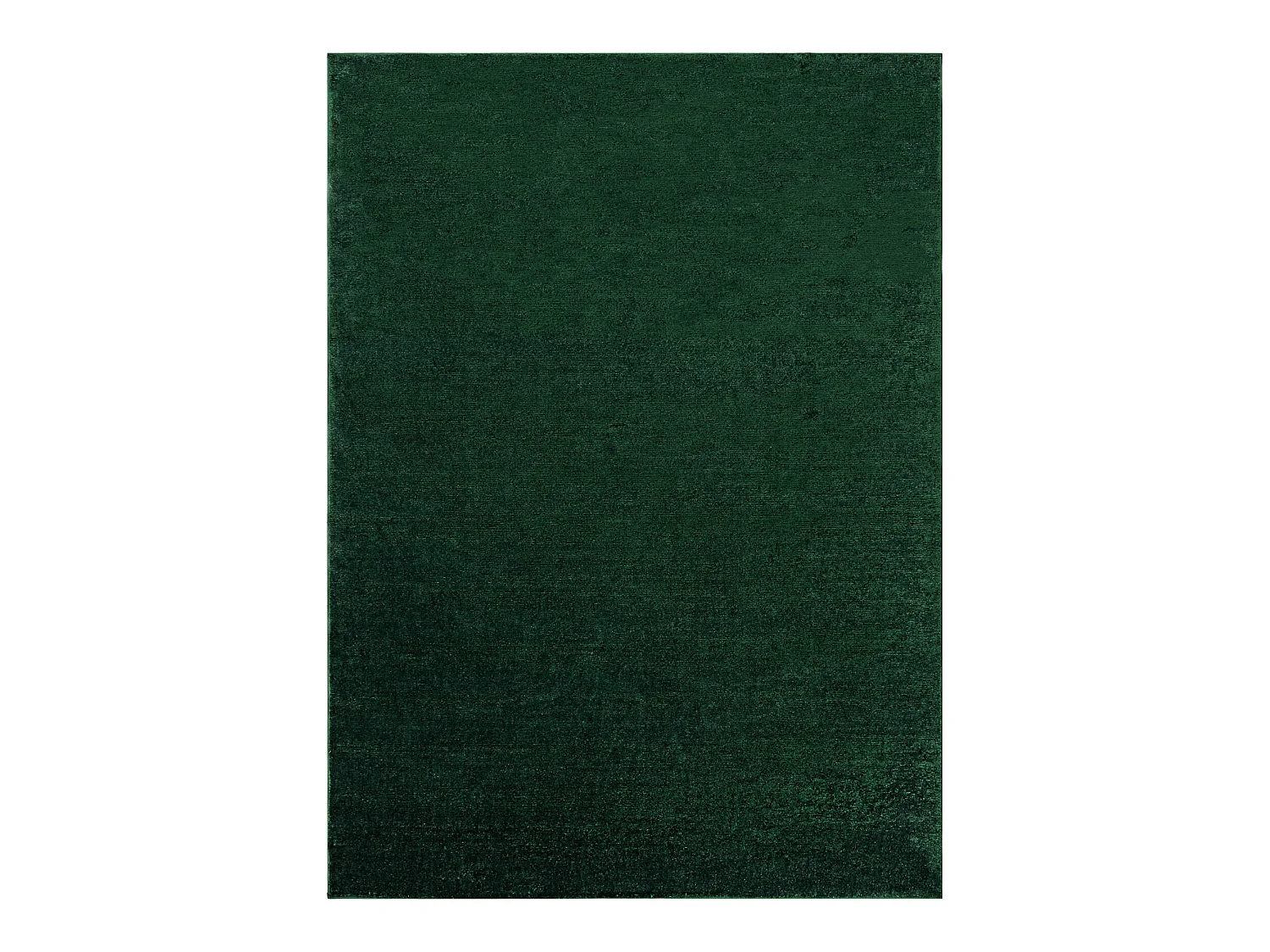 Tapis SOFTY plaine couleur unie forest vert 180x270 cm