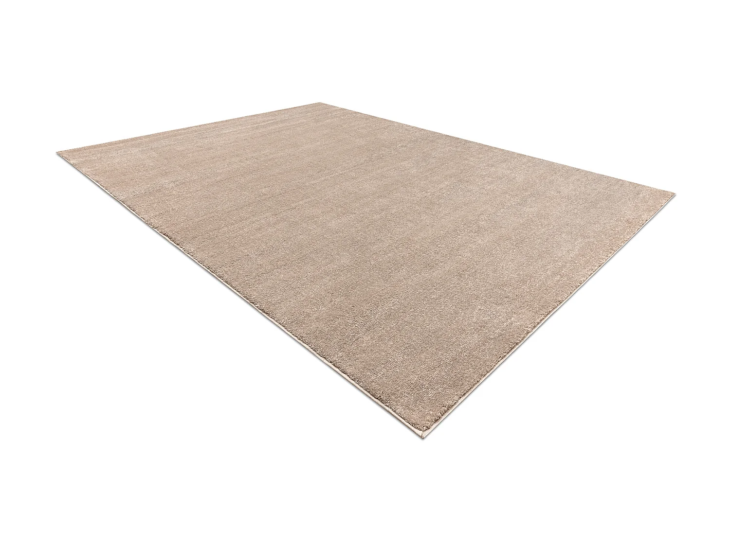 Tapijt SOFTY uniform, enkele kleur beige  140x190 cm
