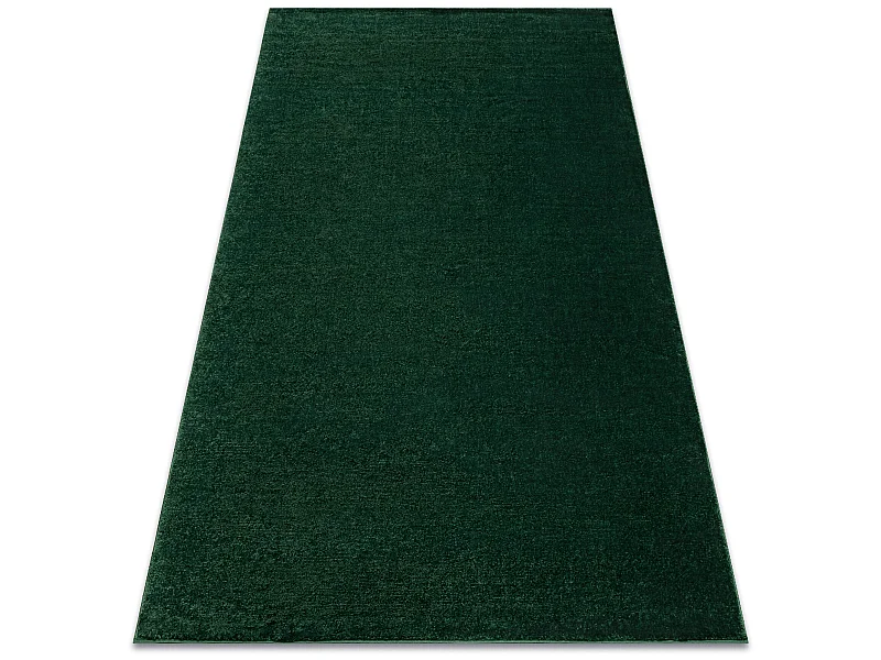 Teppich SOFTY glatt, einfarbig forest grün  120x170 cm