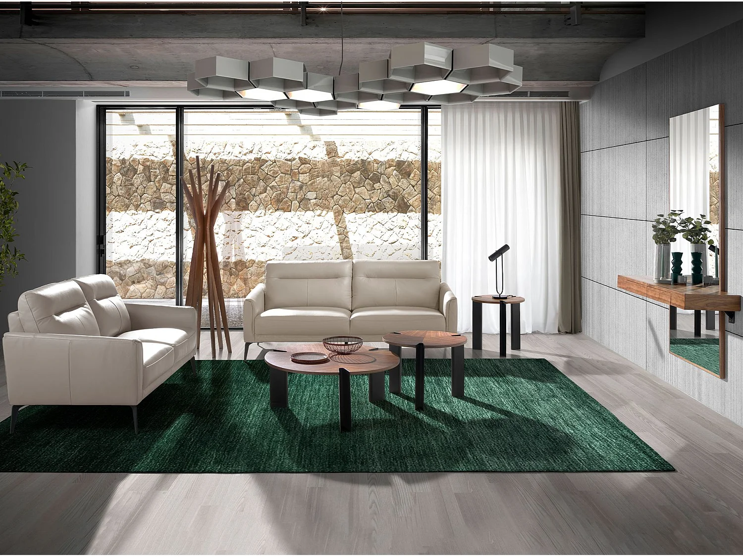 Perchero madera nogal 3238 ANGEL CERDA