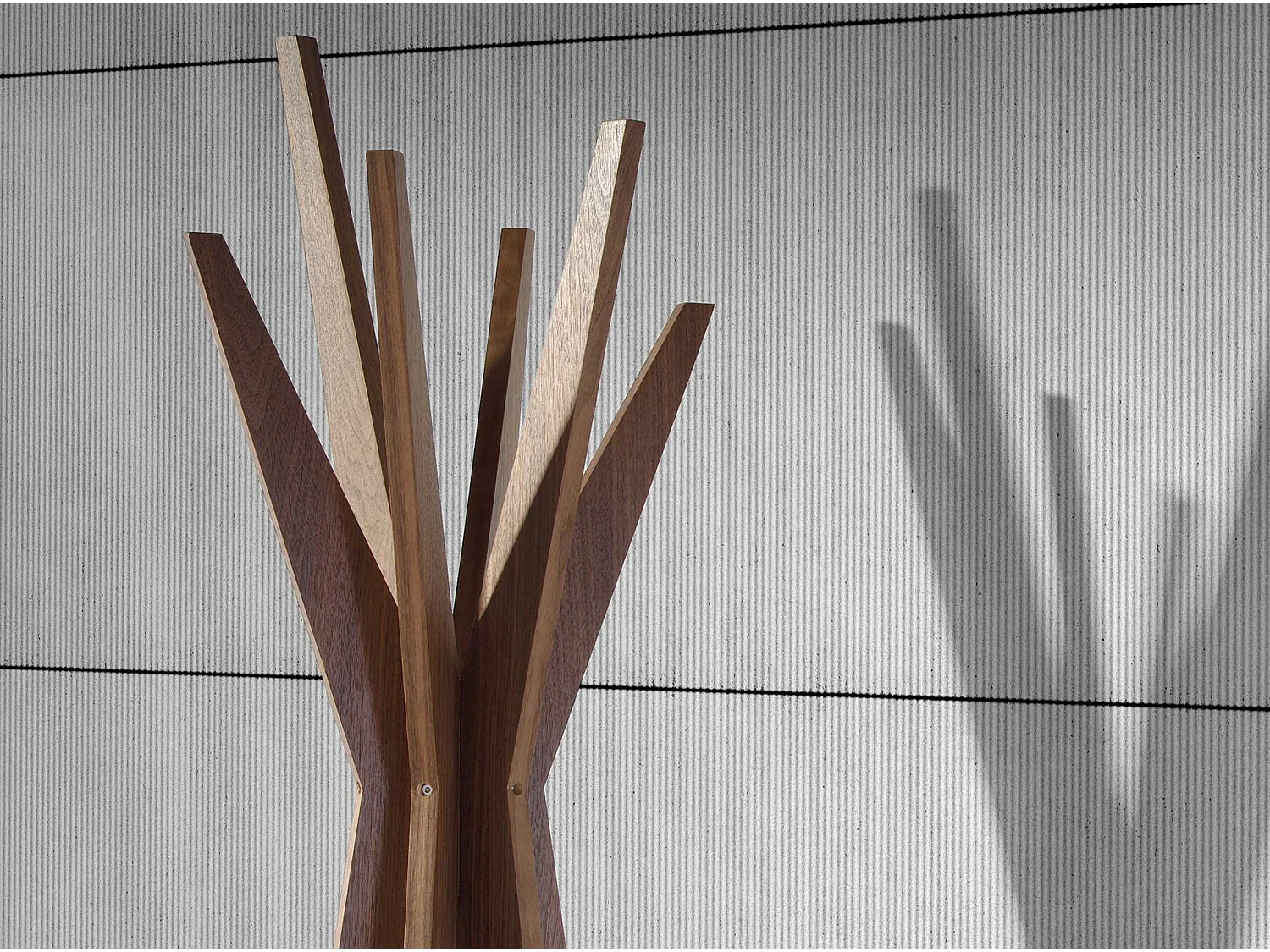 Perchero madera nogal 3238 ANGEL CERDA