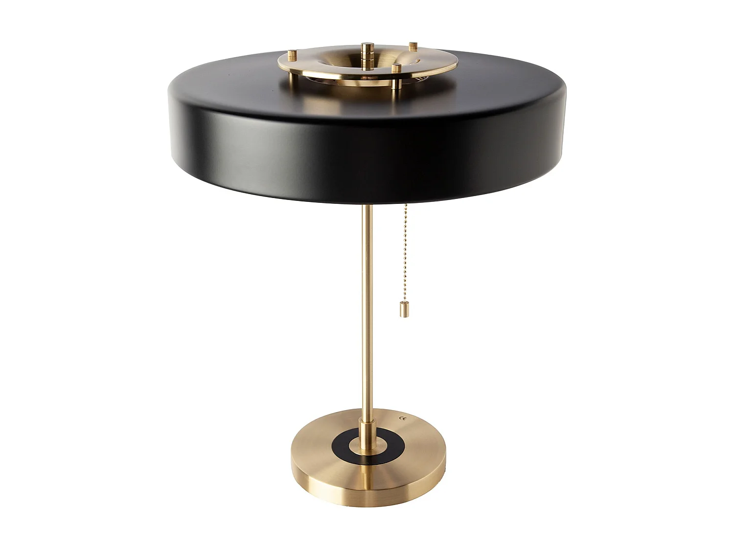 Lampe de bureau en aluminium doré et aluminium noir 8061 ANGEL CERDA