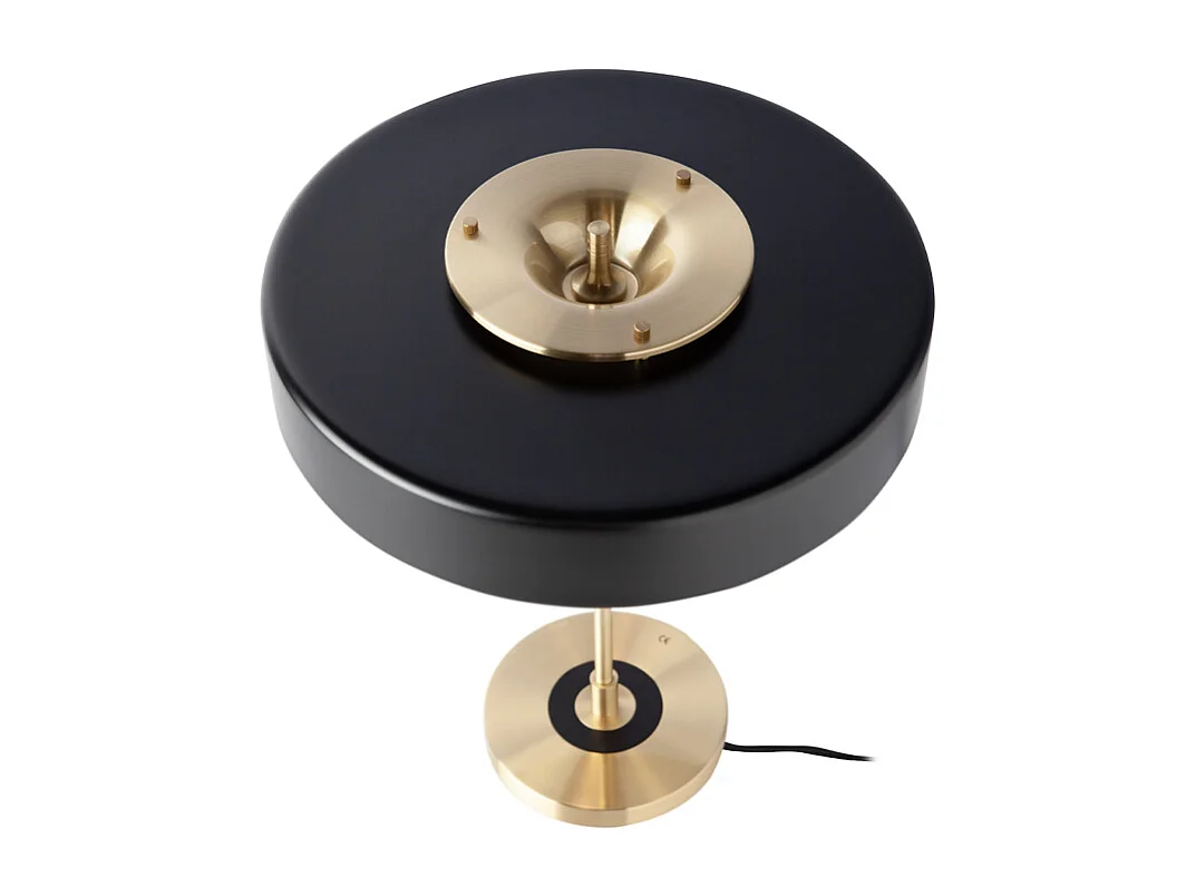 Lampe de bureau en aluminium doré et aluminium noir 8061 ANGEL CERDA