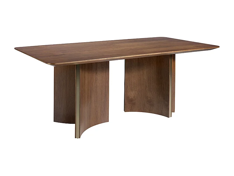 Tavolo da pranzo in noce e oro  1109 ANGEL CERDA