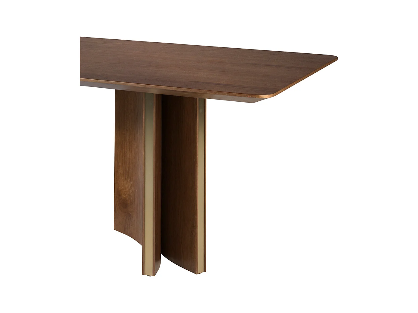 Tavolo da pranzo in noce e oro  1109 ANGEL CERDA