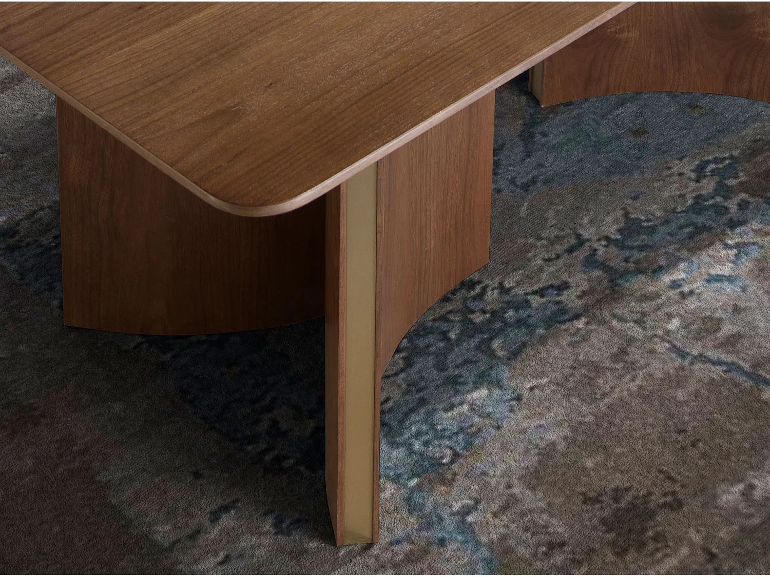 Tabela de jantar retangular nogueira 1109 ANGEL CERDA