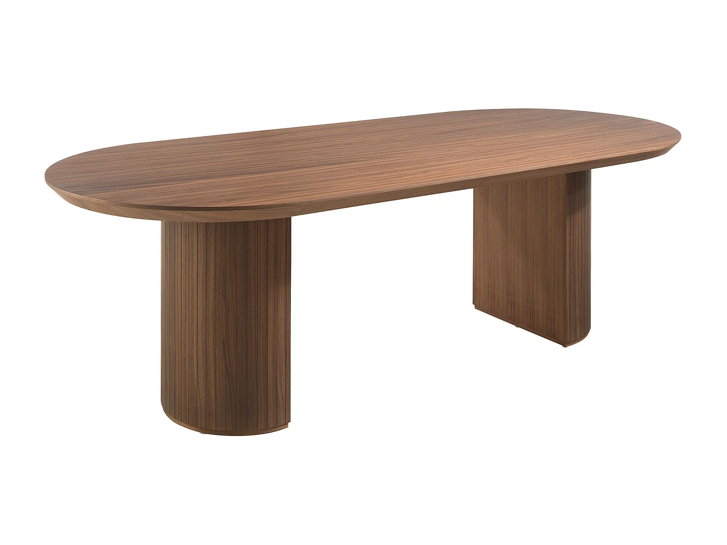 Esstisch ovale Halbspitze Walnuss 1104 ANGEL CERDA