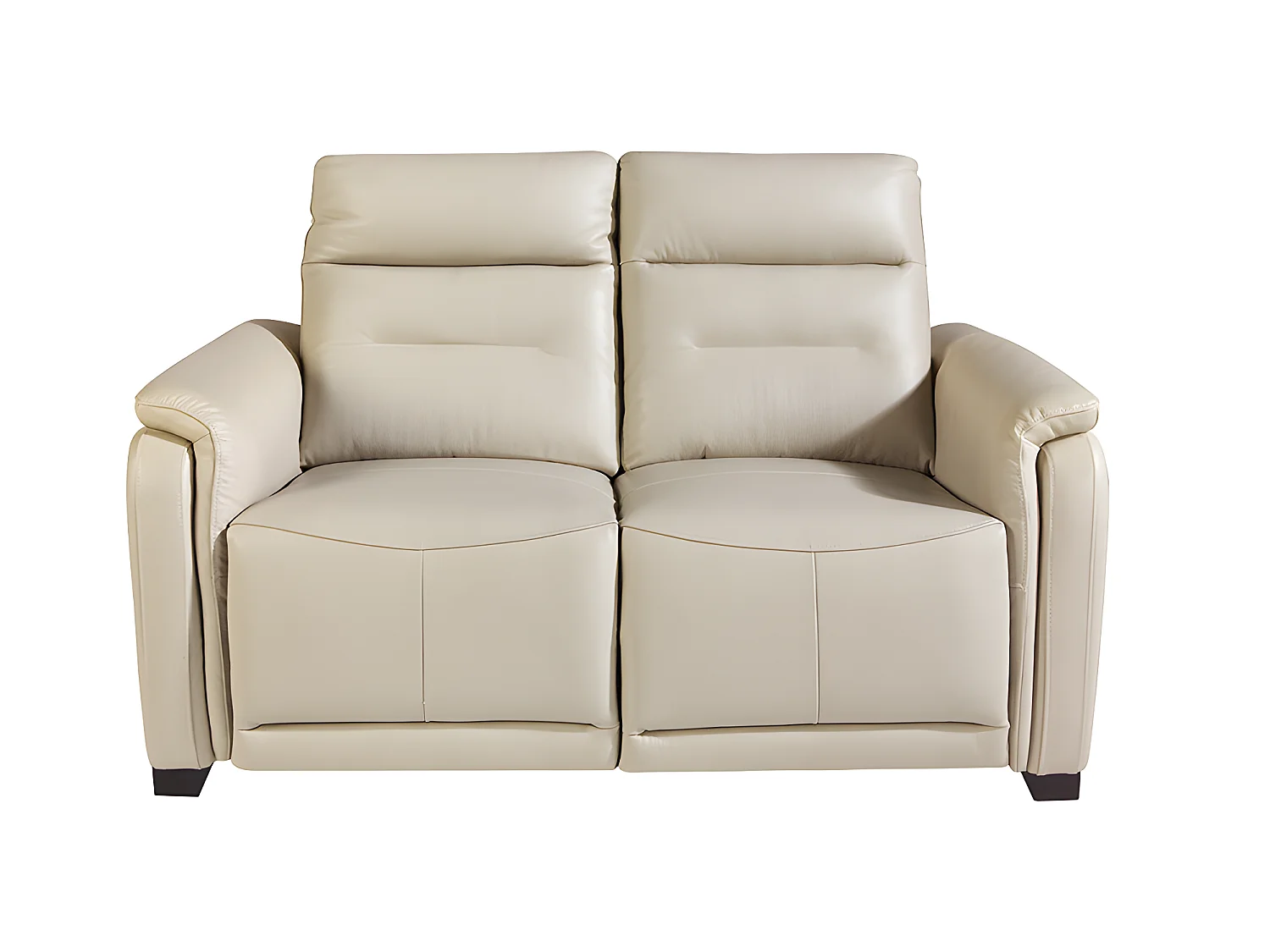 2-Sitzer-Sofa aus grauem Leder und Relax  6157 ANGEL CERDA