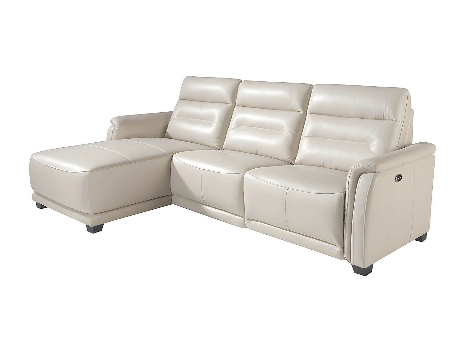 Sofa Chaiselongue (L) relax in leer 6155 ANGEL CERDA