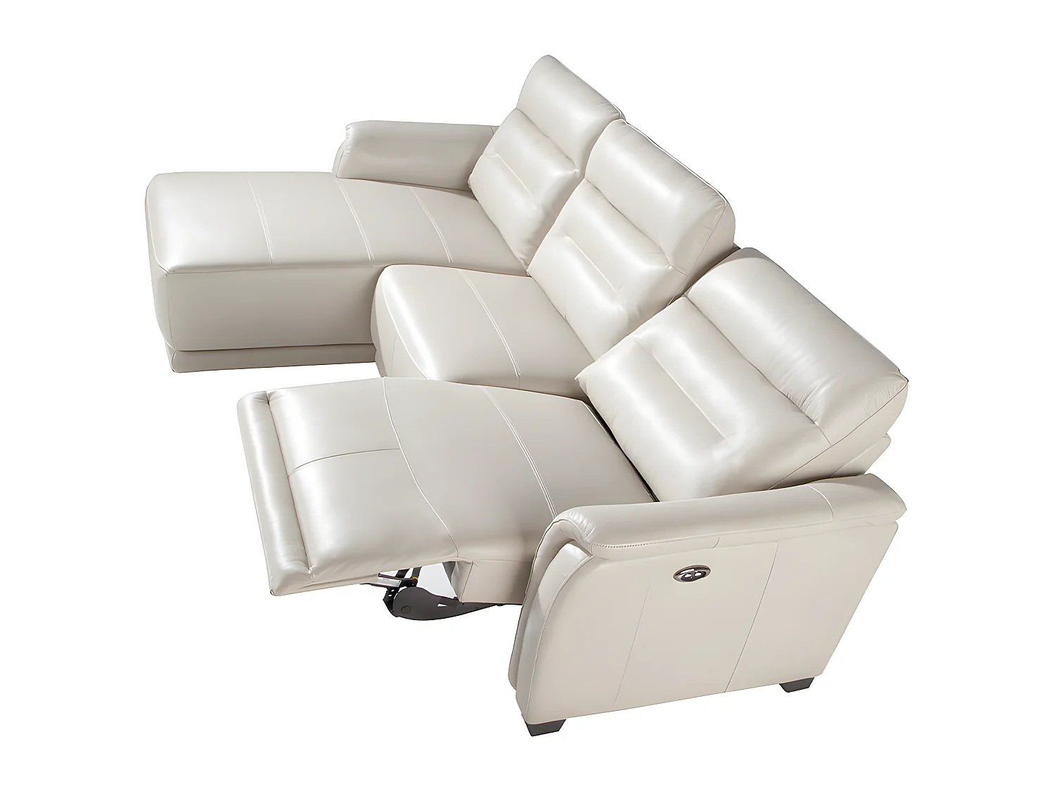 Sofa Chaiselongue (L) relax in leer 6155 ANGEL CERDA