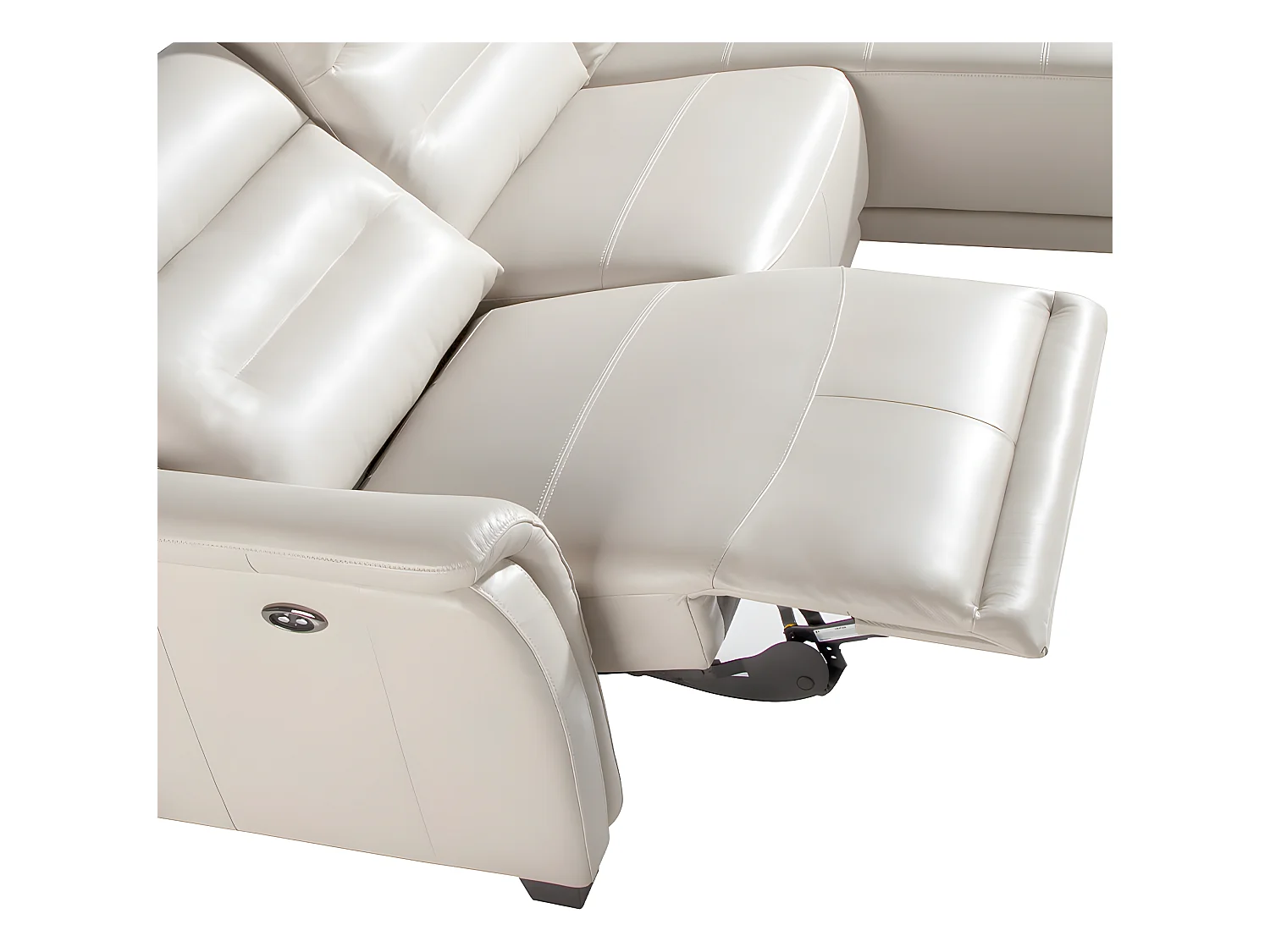 Chaise longue en cuir et mécanisme relax 6156 ANGEL CERDA