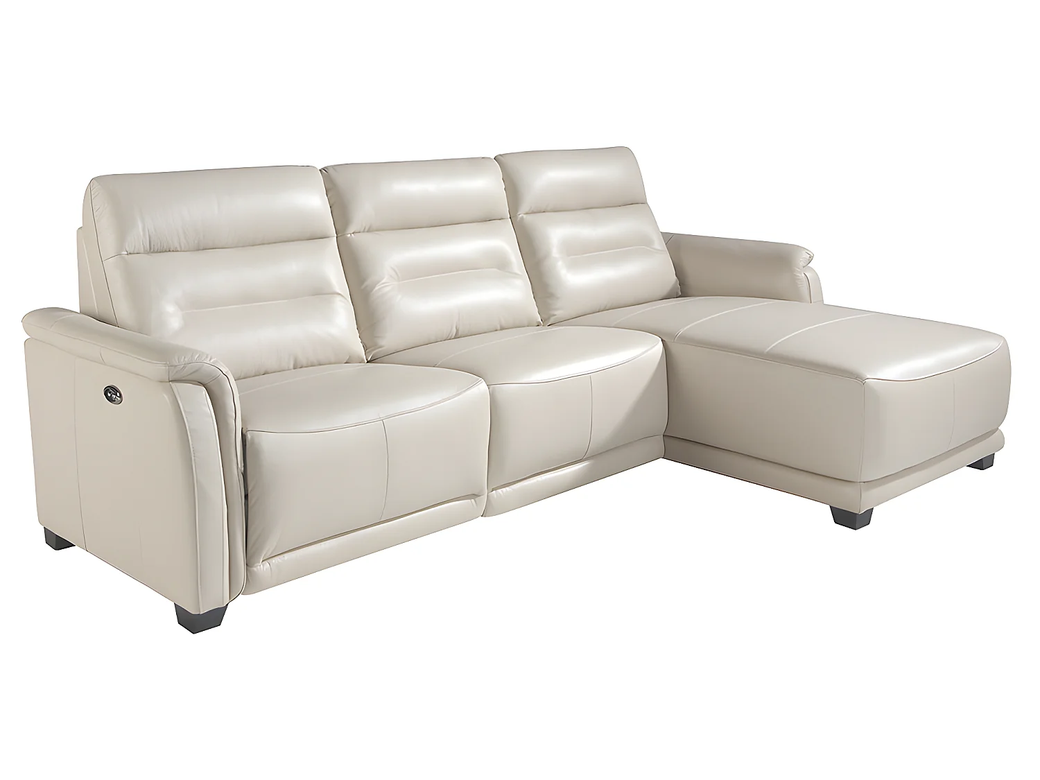 Chaise longue en cuir et mécanisme relax 6156 ANGEL CERDA