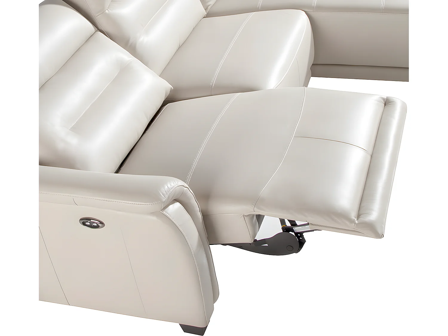 Chaise longue en cuir et mécanisme relax 6156 ANGEL CERDA