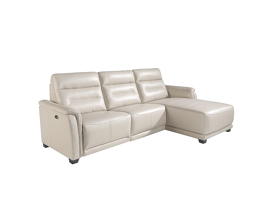 Chaise longue en cuir et mécanisme relax 6156 ANGEL CERDA