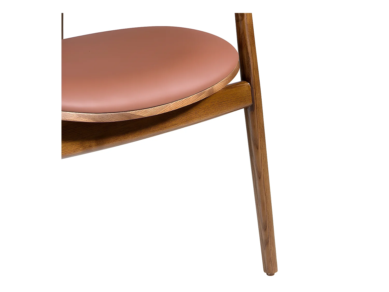 Sessel aus Kunstleder und Esche  4118 ANGEL CERDA