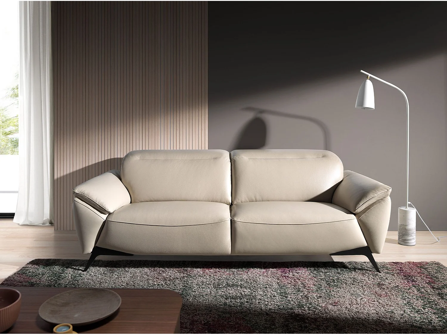 Lampadaire réglable en acier noir 8064 ANGEL CERDA