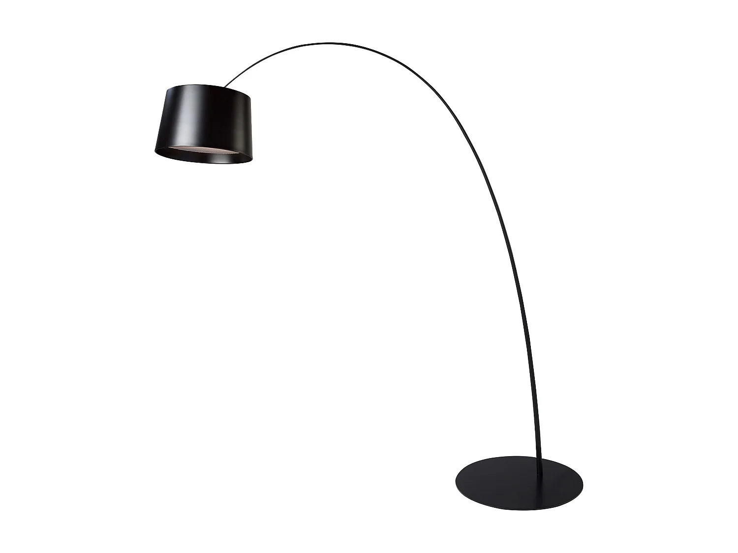 Verstelbare vloerlamp in zwart staal 8064 ANGEL CERDA