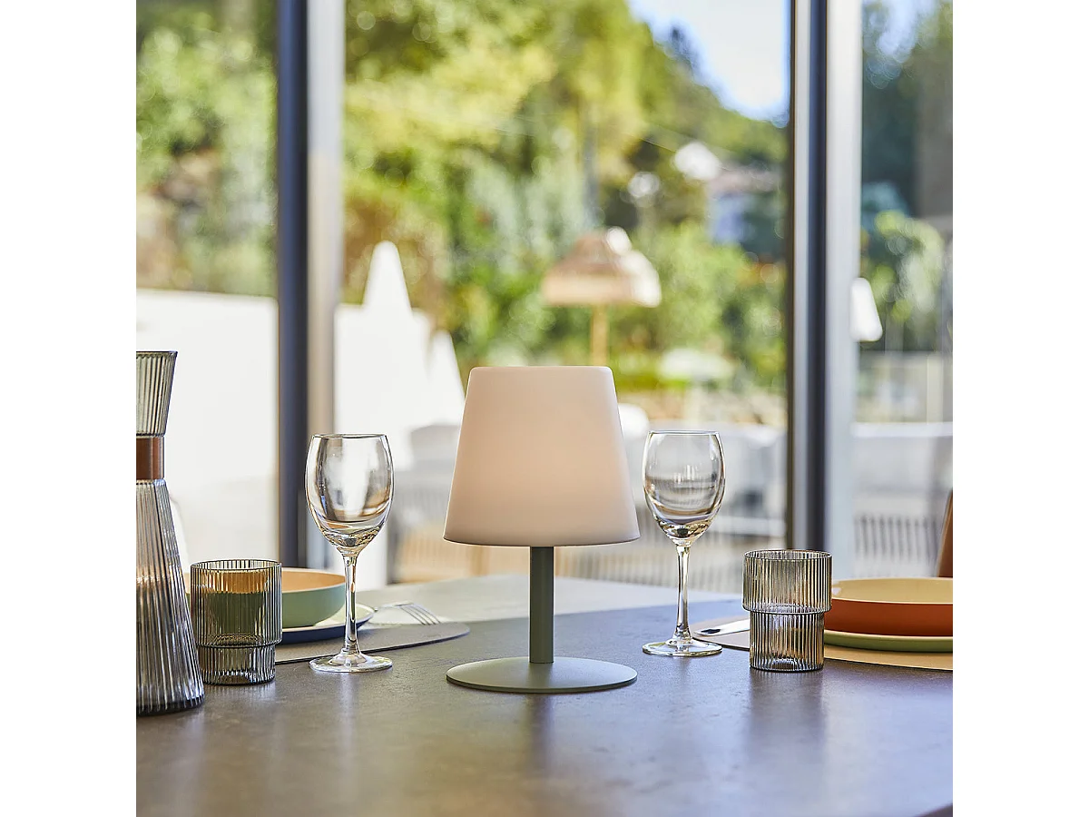 Lampe de table sans fil STANDY MINI Vert H25cm