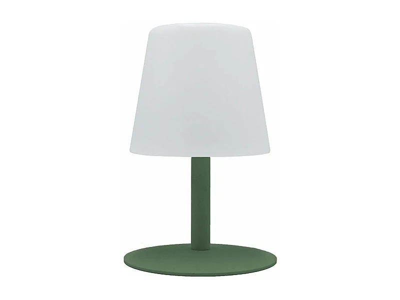 Lampe de table sans fil LED STANDY MINI Vert Acier H25CM