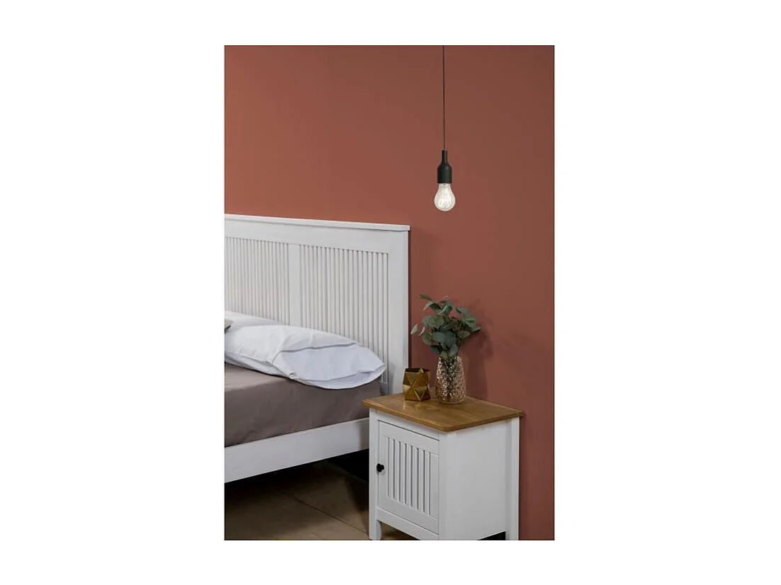 Nachtkastje Bruna - 46x35x49cm - Wit